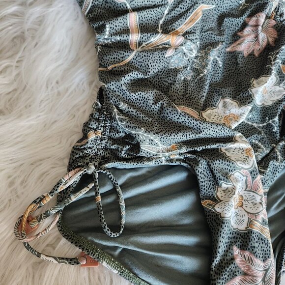 Seafolly Balinese Retreat Maillot One Piece Olive Leaf size USA 8 AU 12DD - Picture 7 of 16